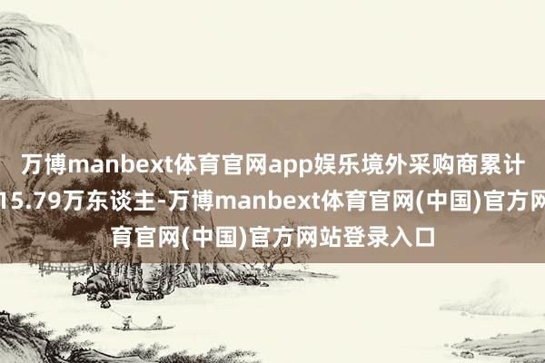 万博manbext体育官网app娱乐境外采购商累计线下参会约